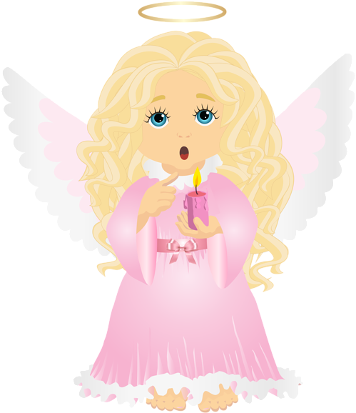 Angel Vector, Fairy, Angel Wallpaper, Candles, Angel - Pink Angel Clip Art - Png Download (524x600), Png Download