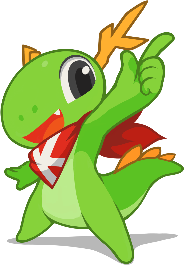 Kde Mascote Clipart (800x1109), Png Download