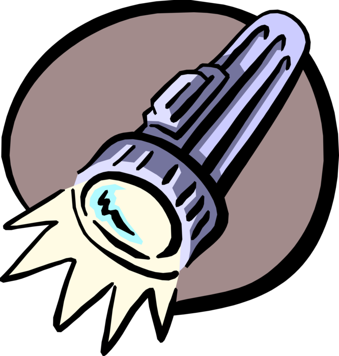 More In Same Style Group - Flashlight Clip Art - Png Download (666x700), Png Download