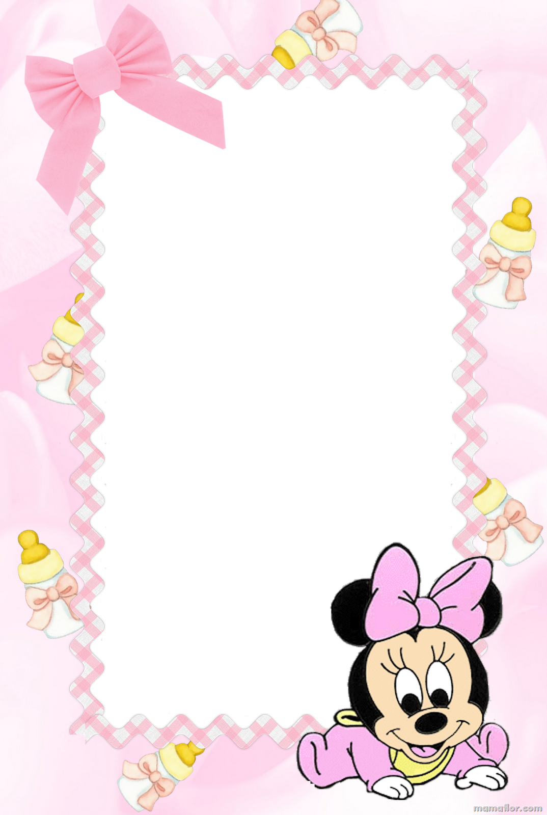 Marco De Fotos De Minnie Mouse Para Baby Shower Igreja Matriz Sao Pedro Clipart Large Size Png Image Pikpng