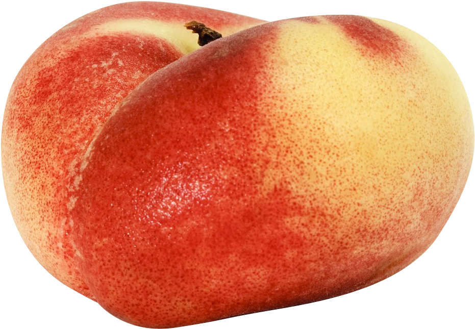 Flat Peach﻿ - Nectarina Paraguaio Clipart (1166x1166), Png Download