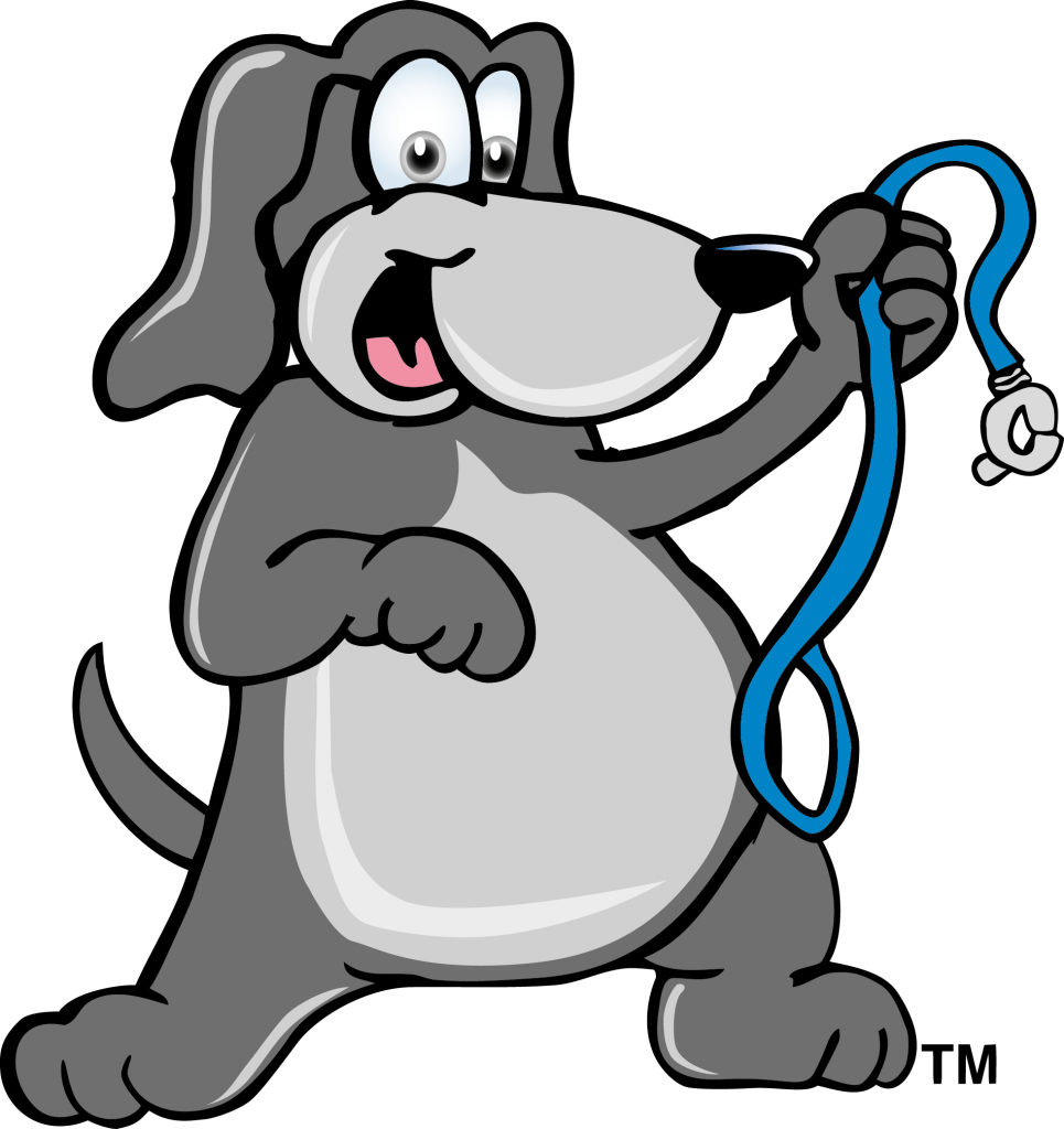 A Gentle Reminder Of Common Courtesy Among Pet Owners - Dog Cartoon With Leash Png Clipart (965x1024), Png Download