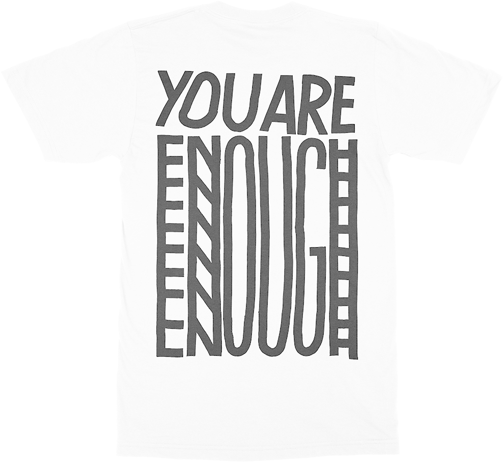 Enough Shirt Back Clipart (1350x1100), Png Download