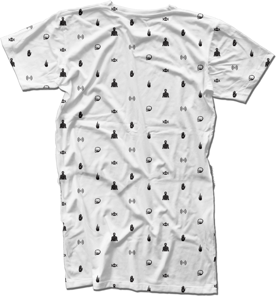 Six Symbols T - Monochrome Clipart (1000x1217), Png Download