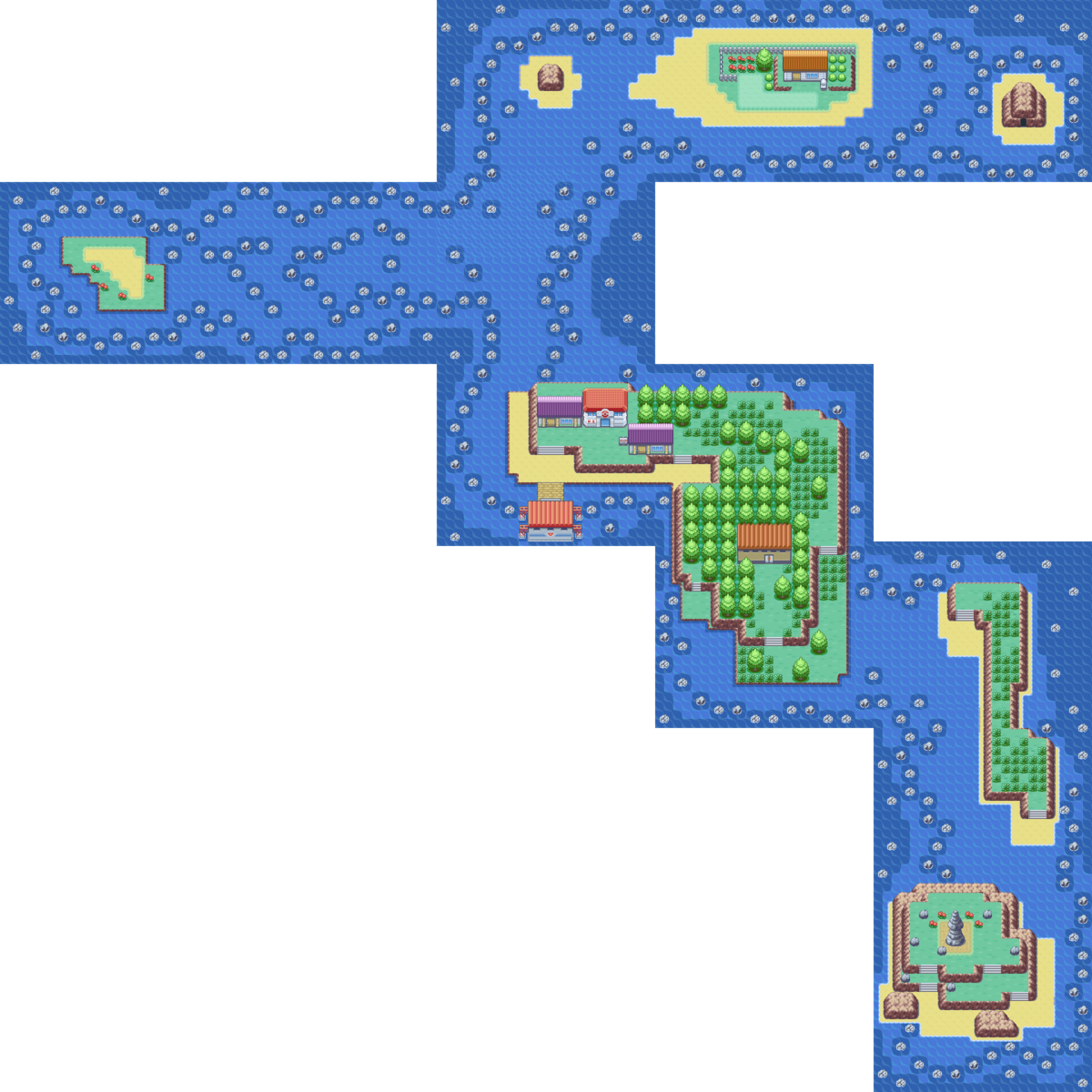Карта игры pokemon fire red
