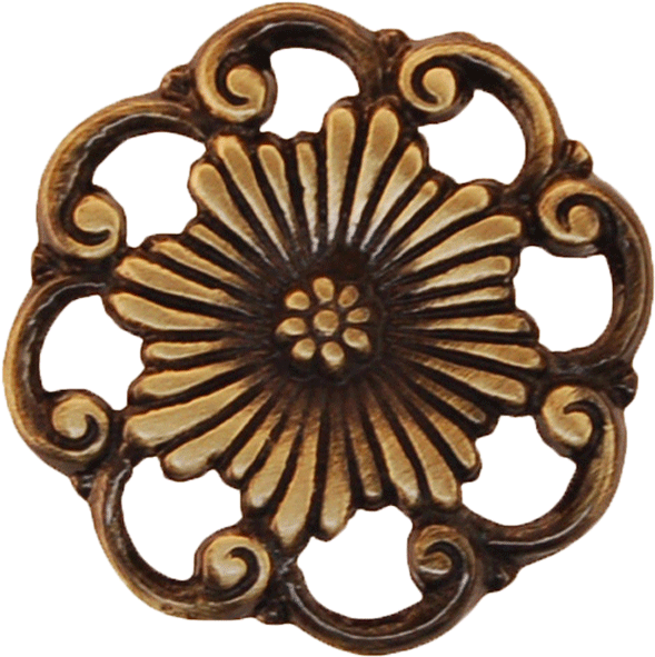 K 8ab D - Oil Bronze Filigree Knobs Clipart (800x800), Png Download