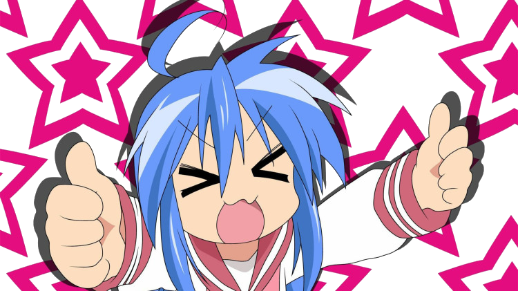 Funny Anime Wallpapers - Lucky Star Clipart (750x421), Png Download