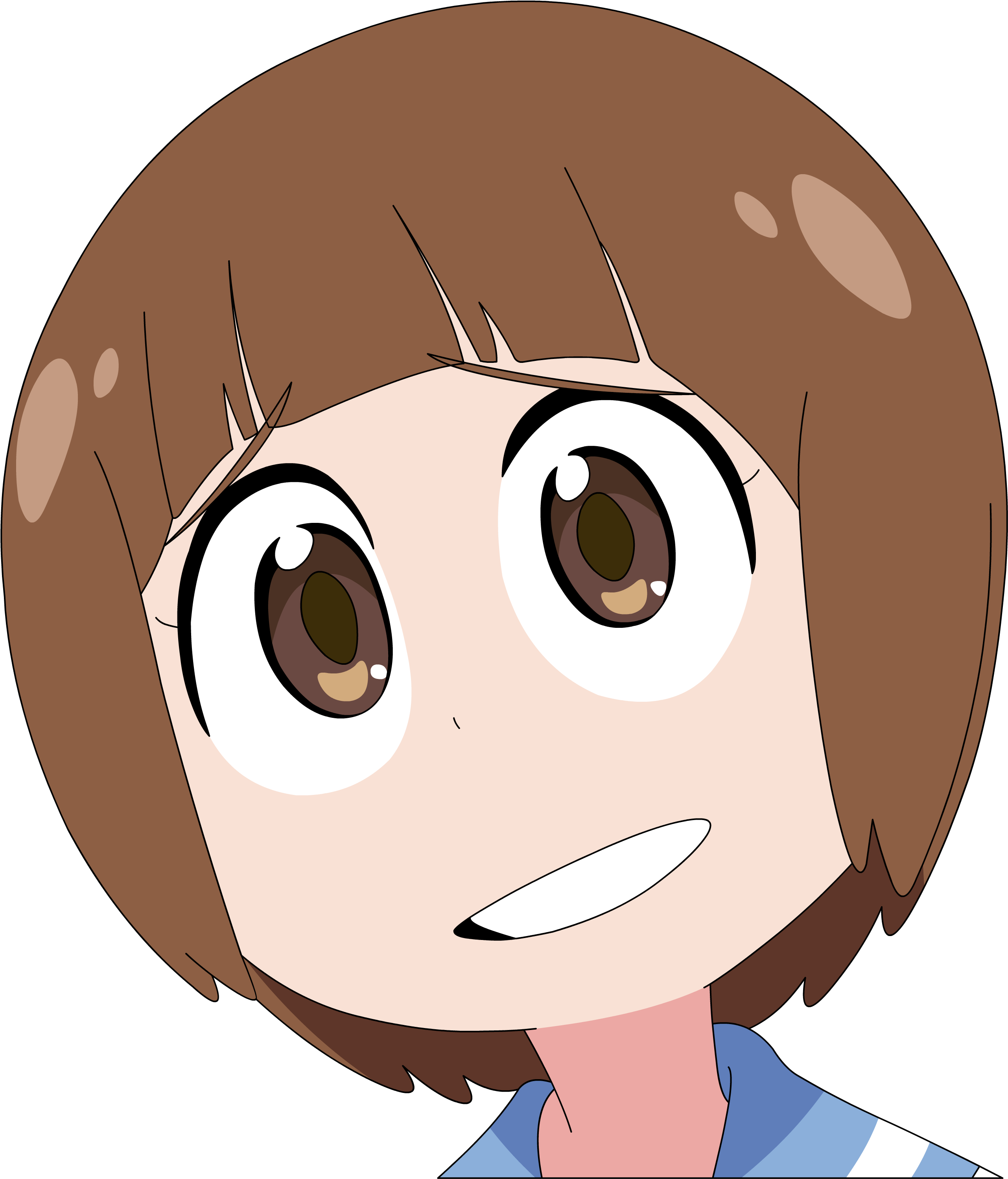 She's A Witch - Anime Png Animation Clipart (2617x3000), Png Download