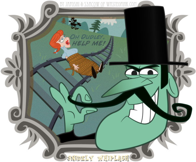 Whiplash - Dudley Do Right Villain Clipart (697x579), Png Download