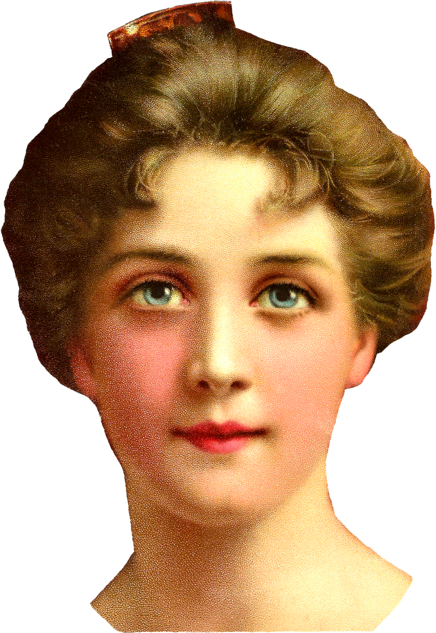 Antique Images - Victorian Art Graphics Clipart (1184x1600), Png Download
