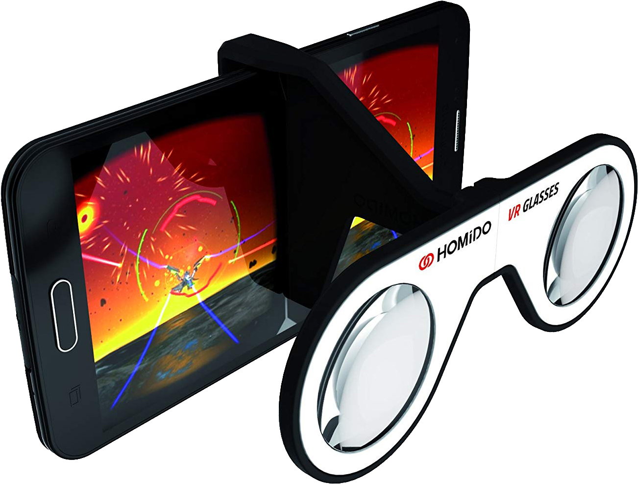 Vr - Homido Virtual Reality Glasses Clipart (1500x1123), Png Download