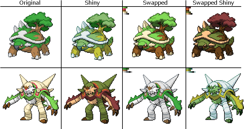 Torterra Chesnaught , - Shiny Torterra Clipart (785x415), Png Download