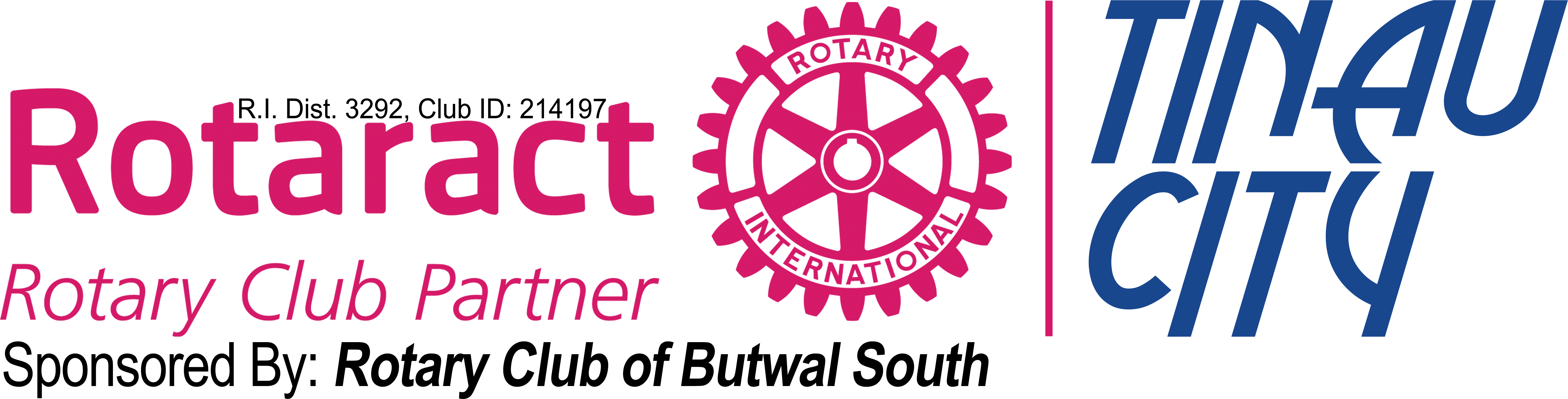 Rotaract Club Of Tinau City - Rotary International Clipart (7069x1934), Png Download