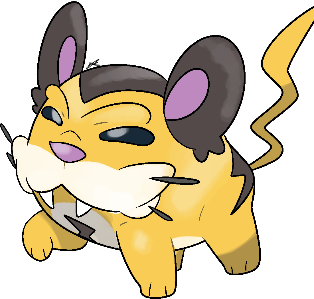 My Rendition Of A Betamon - Cartoon Clipart (1101x1047), Png Download