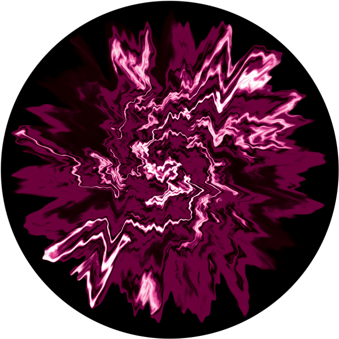 Shock Wave Magenta - Circle Clipart (800x800), Png Download