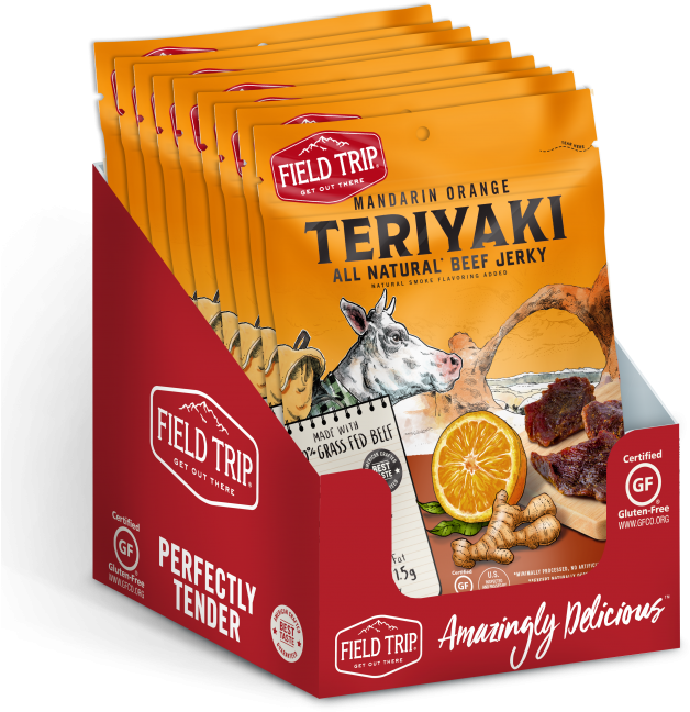 Field Trip - Field Trip All Natural Beef Jerky Clipart (697x700), Png Download