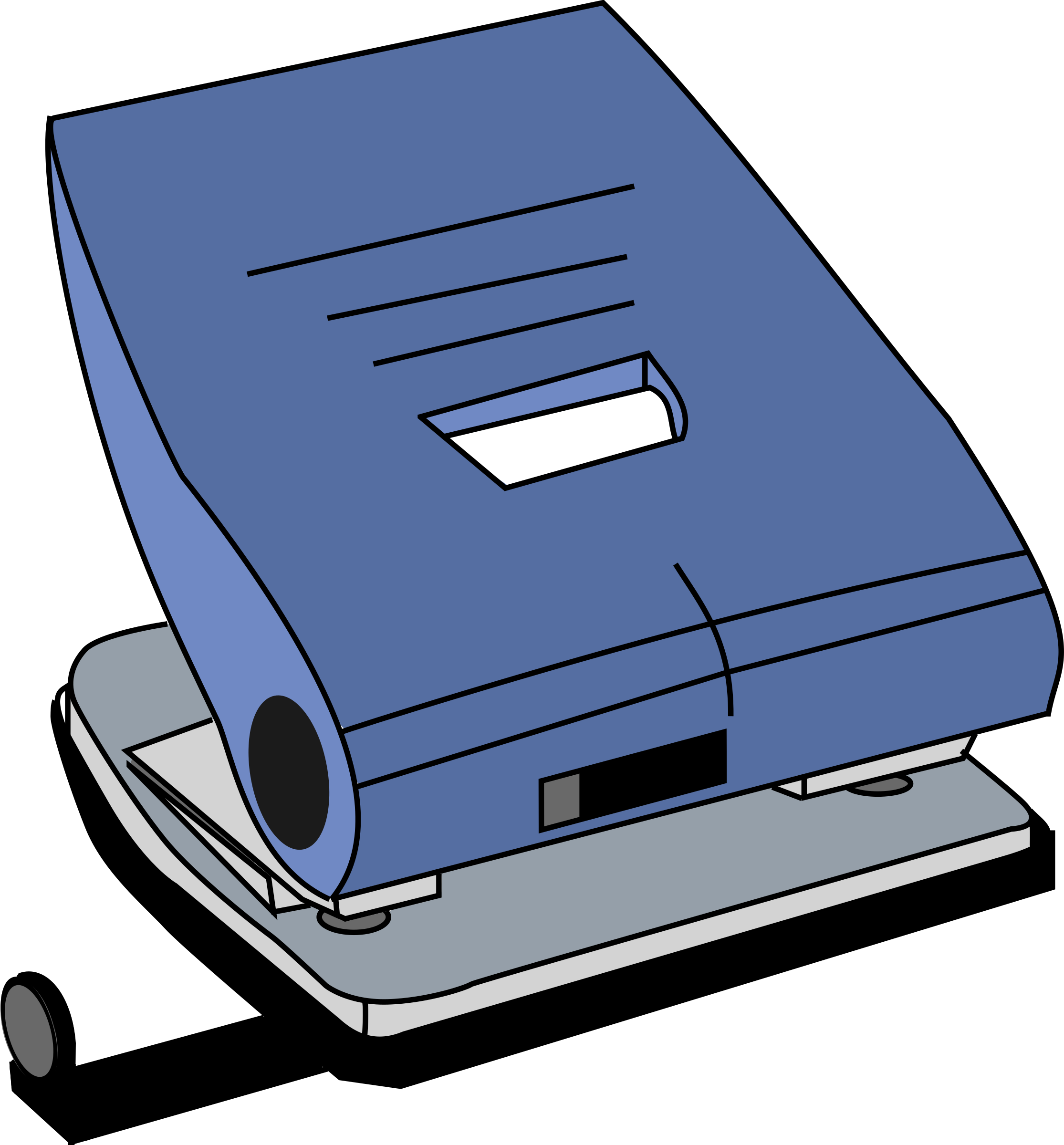 Clipart - Hole Punch Clipart - Png Download (2230x2400), Png Download