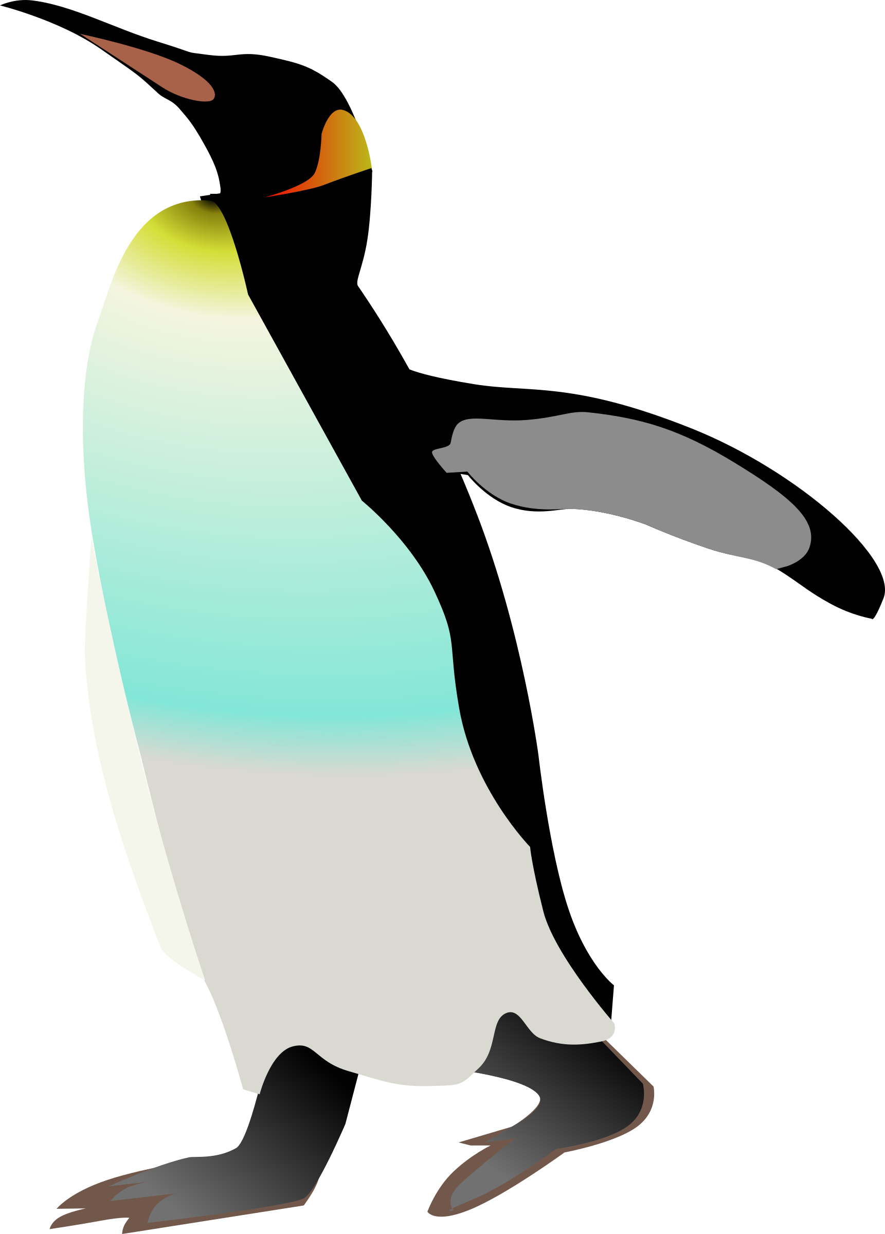 This Free Icons Png Design Of Emperor Penguin - Empire Penguin Clip Art Transparent Png (1721x2400), Png Download