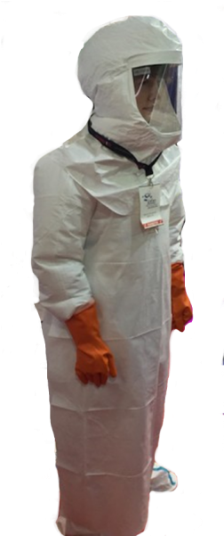 Kjc Nutra Type 4/5/6 Ppe Full Body Hazmat Suit For - Pocket Clipart (600x600), Png Download