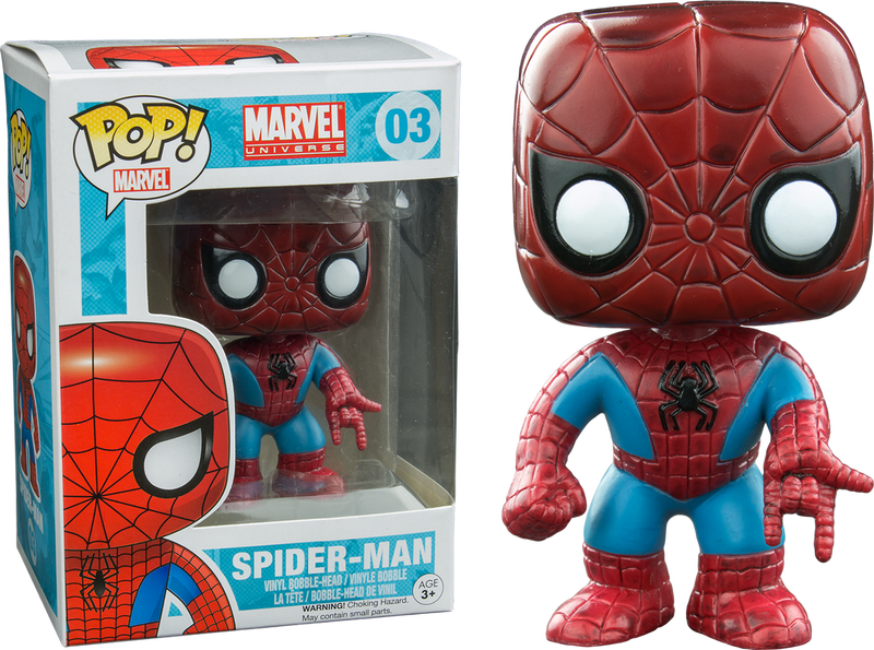 Spider-man - All Spider Man Pop Vinyls Clipart (800x595), Png Download