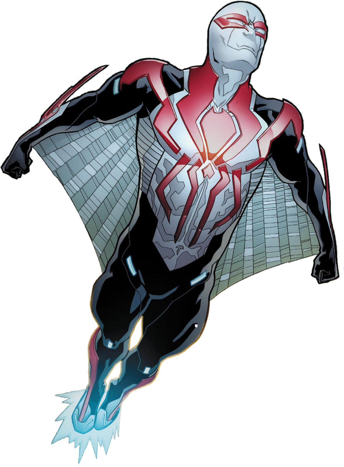 View Samegoogleiqdbsaucenao Spiderman 2099 Render By - Spider Man 2099 Anad Suit Clipart (1264x1920), Png Download