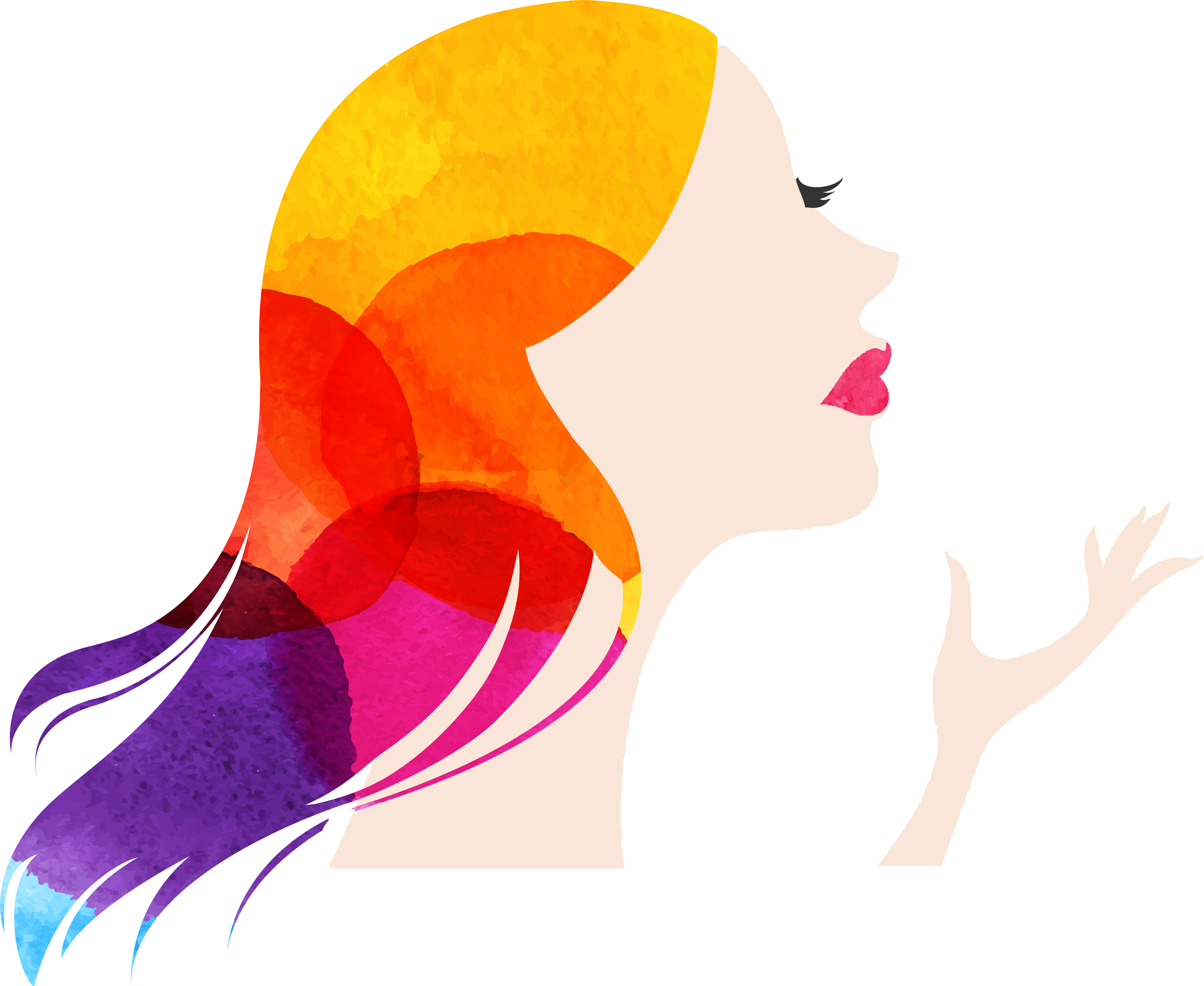 International Women's Day Woman Euclidean Vector Silhouette - Women Day Free Clipart (6501x5325), Png Download