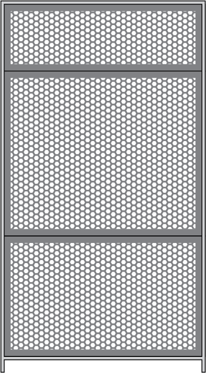 Perforated Partition - >>> - Home Door Clipart (617x830), Png Download