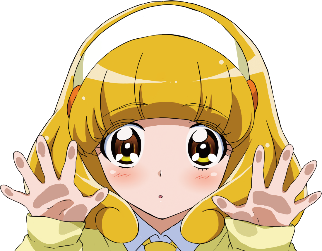 Pretty Cure Smile Precure Transparent Png Vector Trace - Iphone アニメ ロック 画面 Clipart (1100x857), Png Download
