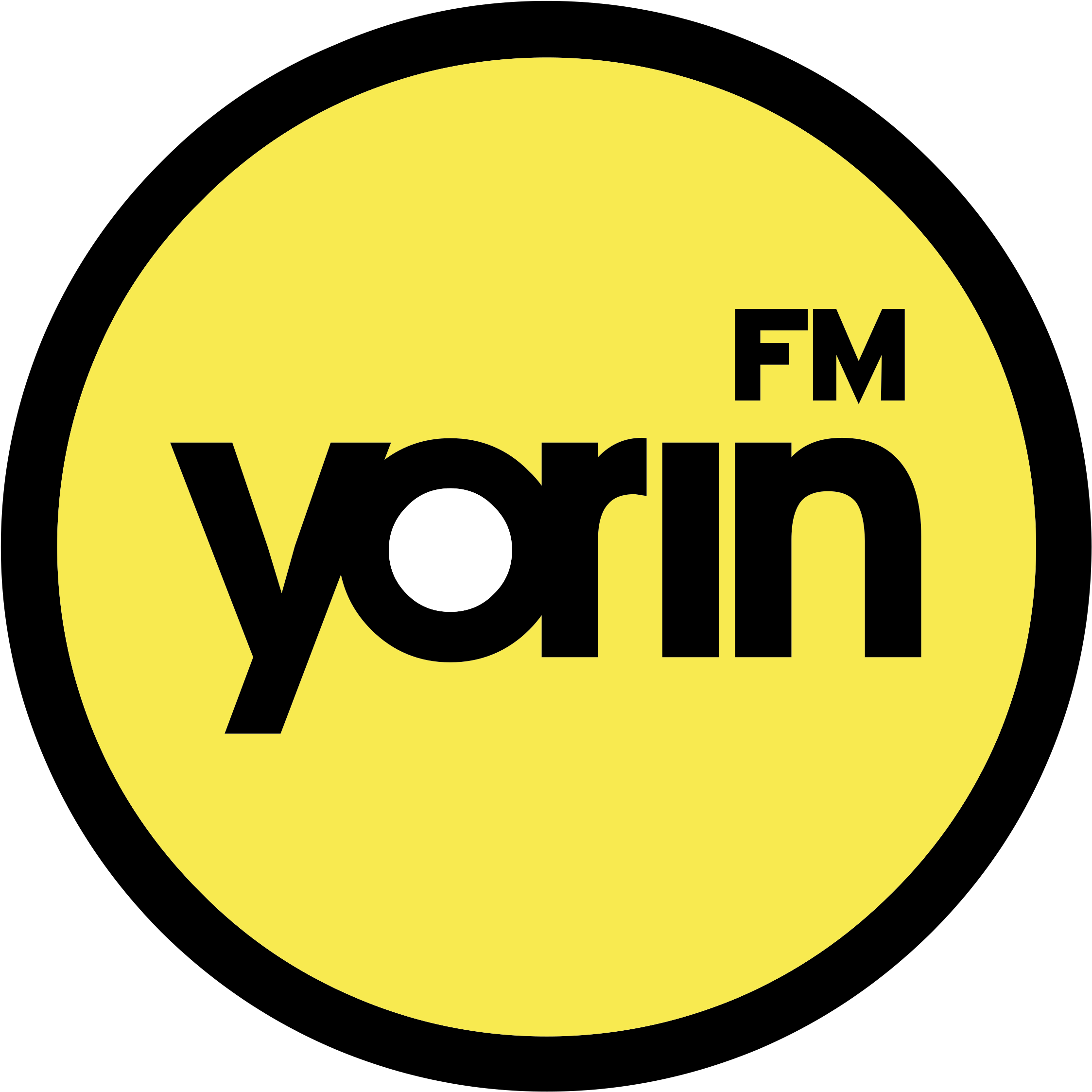 Yorin Fm Logo Png Transparent - Circle Clipart (2400x2400), Png Download