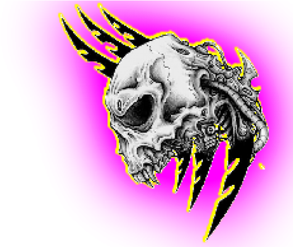 Clipart Wallpaper Blink - Transparent Skull Logo Png (640x480), Png Download