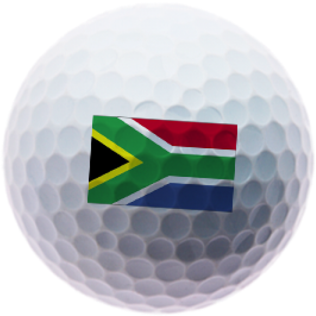 South African Flag Printed Golf Ball - South Africa Golf Ball Clipart (700x700), Png Download