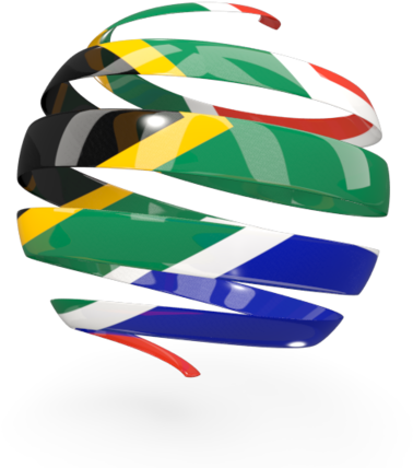 Illustration Of Flag Of South Africa - South African Flag Logos Clipart (640x480), Png Download