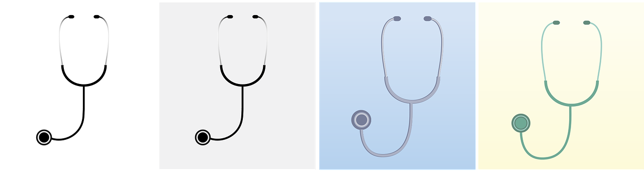 Stethoscope Medical Medicine - Illustration Clipart (1280x640), Png Download