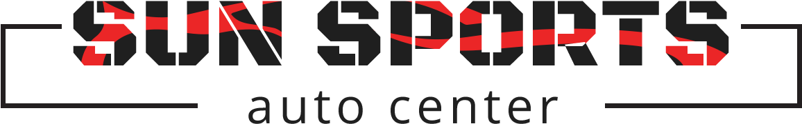 Sun Sports Auto Center - Graphic Design Clipart (1200x300), Png Download