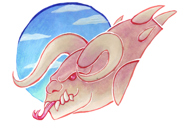 Tongue Thing - Illustration Clipart (750x518), Png Download