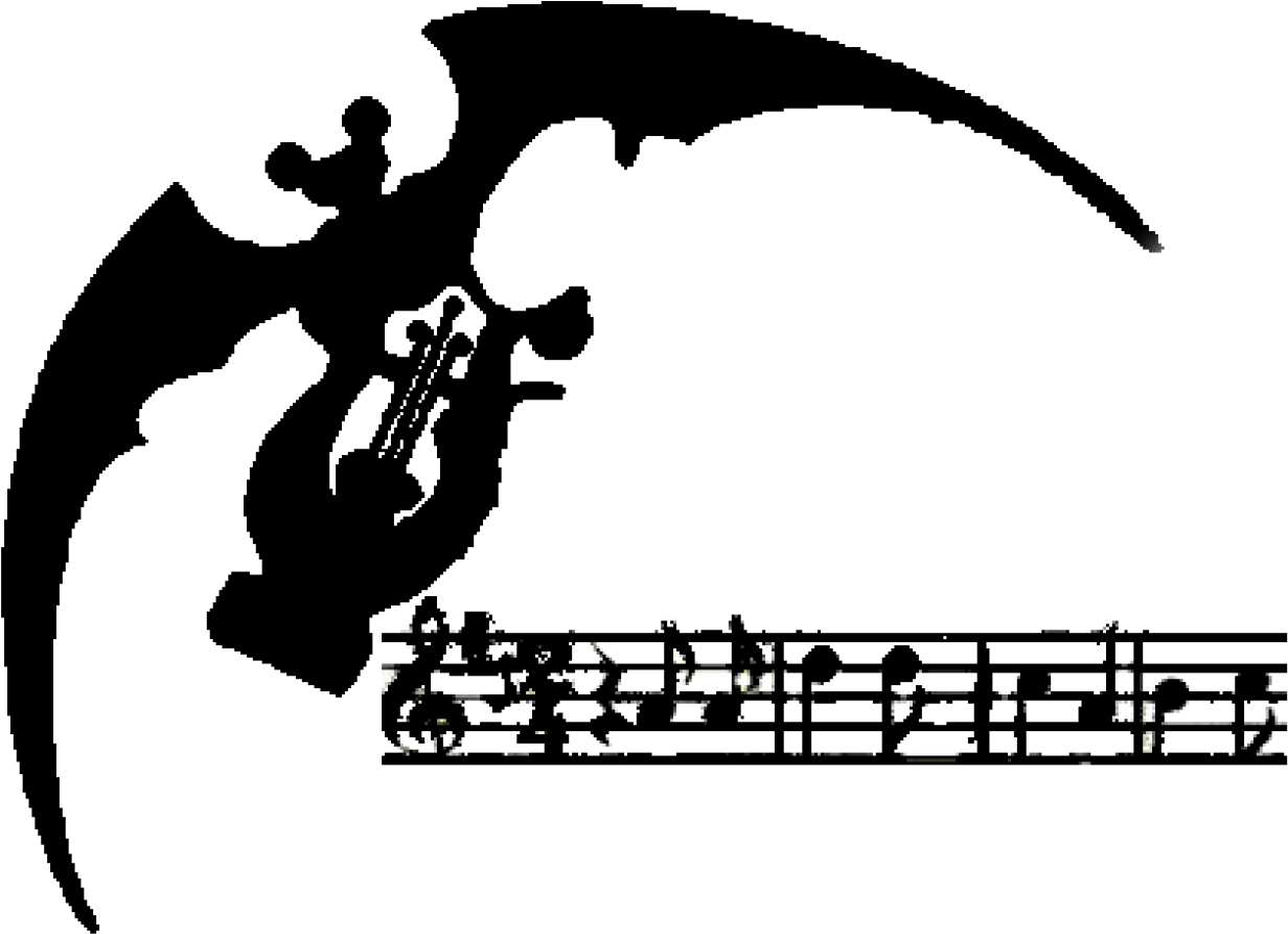 1280 × 965 In Cropped Logo Silueta Pentagrama - Silhouette Clipart (1232x893), Png Download