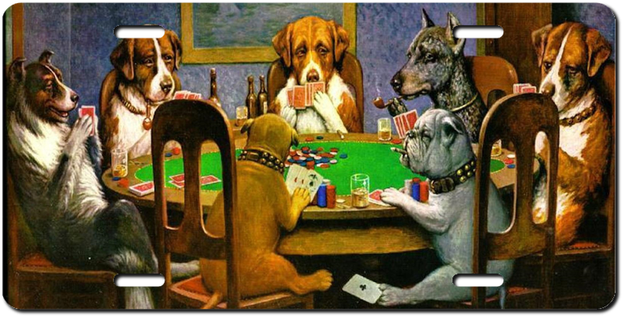 Dogs Playing Poker Clipart (1292x1292), Png Download