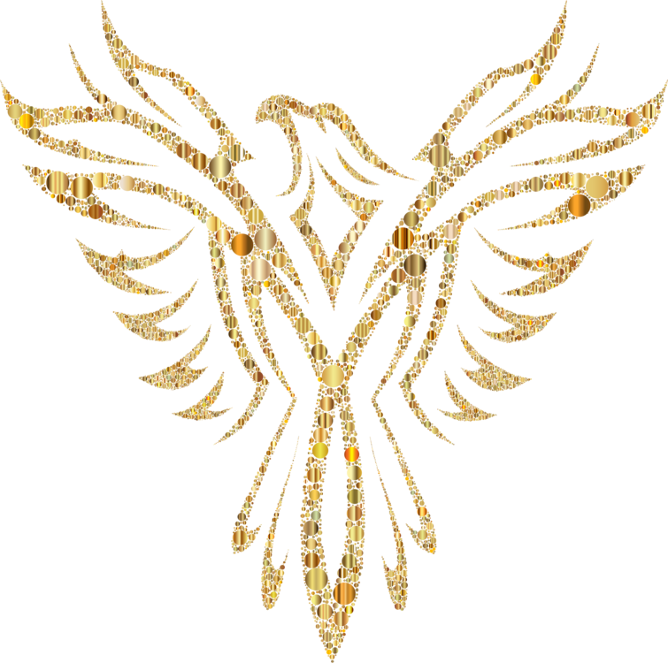 Phoenix Firebird Logo Symbol Drawing - Phoenix Bird Clipart (755x750), Png Download