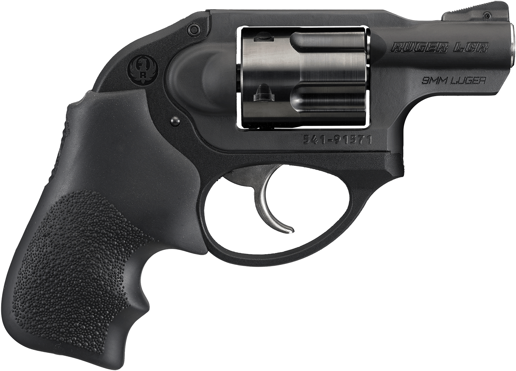 Ruger Lcr 9mm 2″ Brl 5-shot - Ruger 9mm Revolver Clipart (1800x1311), Png Download