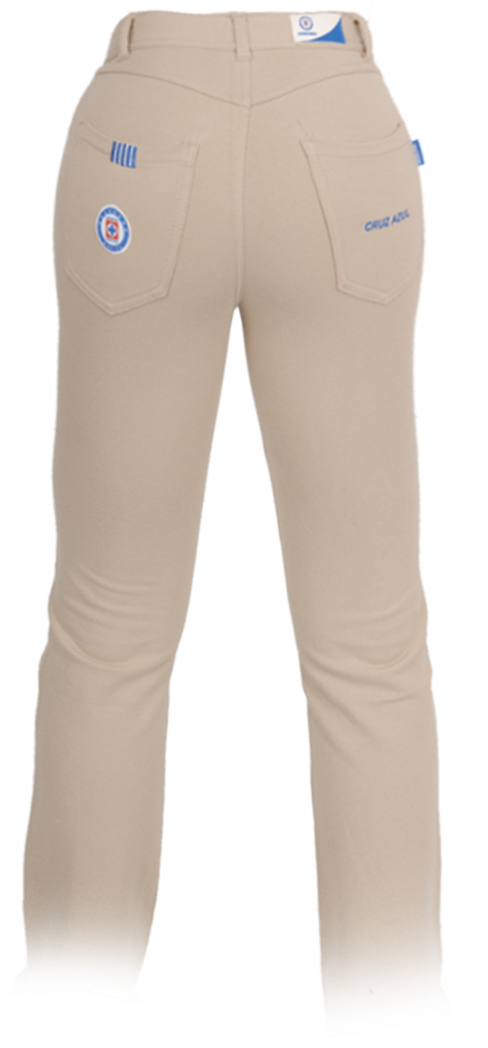 Official Cruz Azul Stretch Pants For Women - Pocket Clipart (1236x1600), Png Download