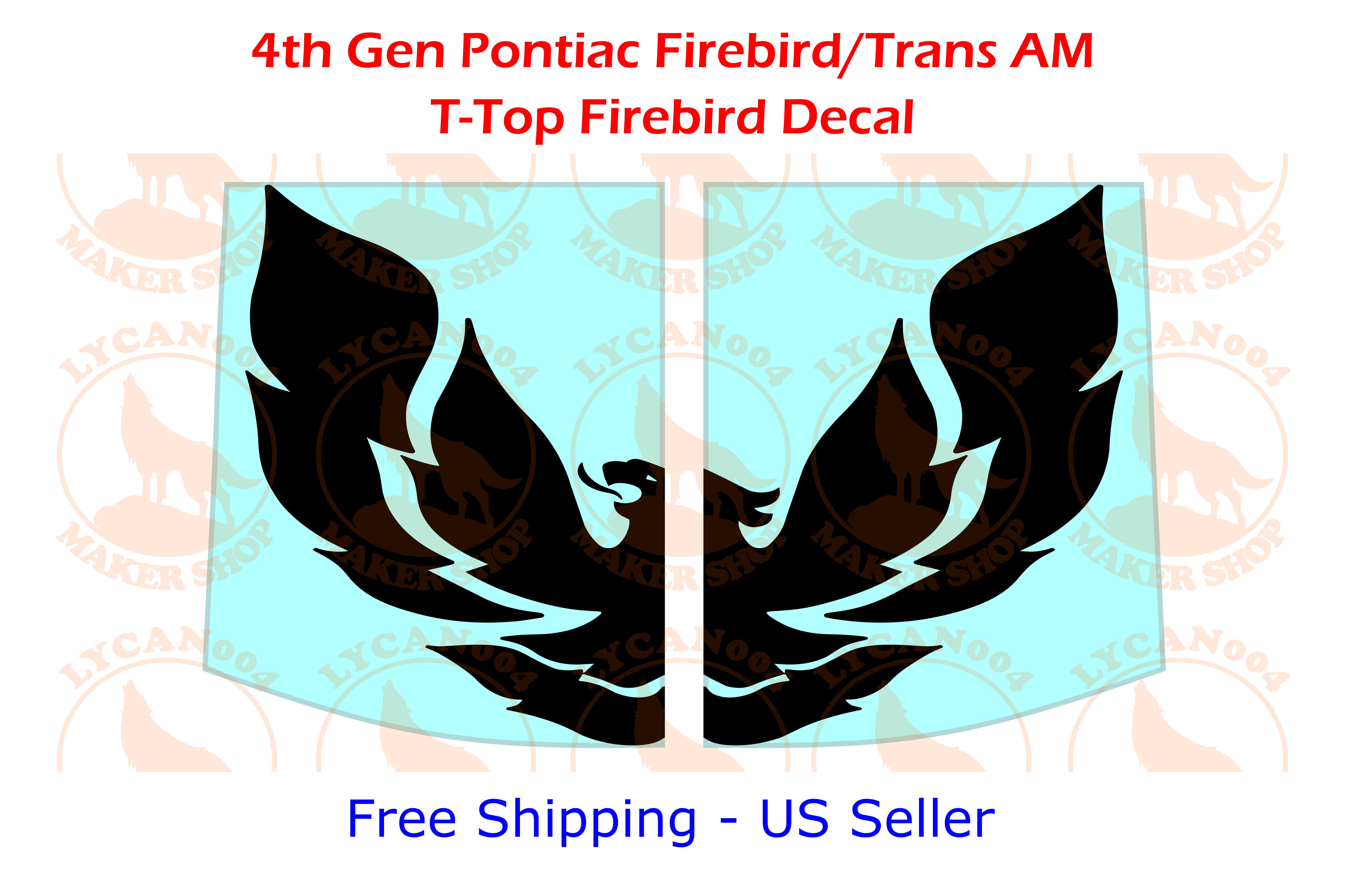 Pontiac T Top Firebird - Poster Clipart (5926x3950), Png Download
