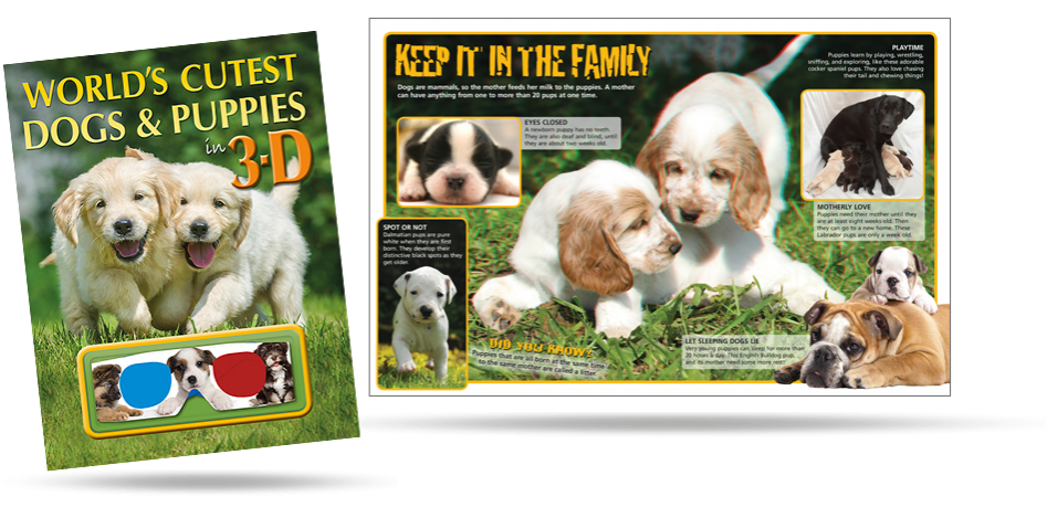 World's Cutest 3d Dogs And Puppies - Companion Dog Clipart (947x459), Png Download