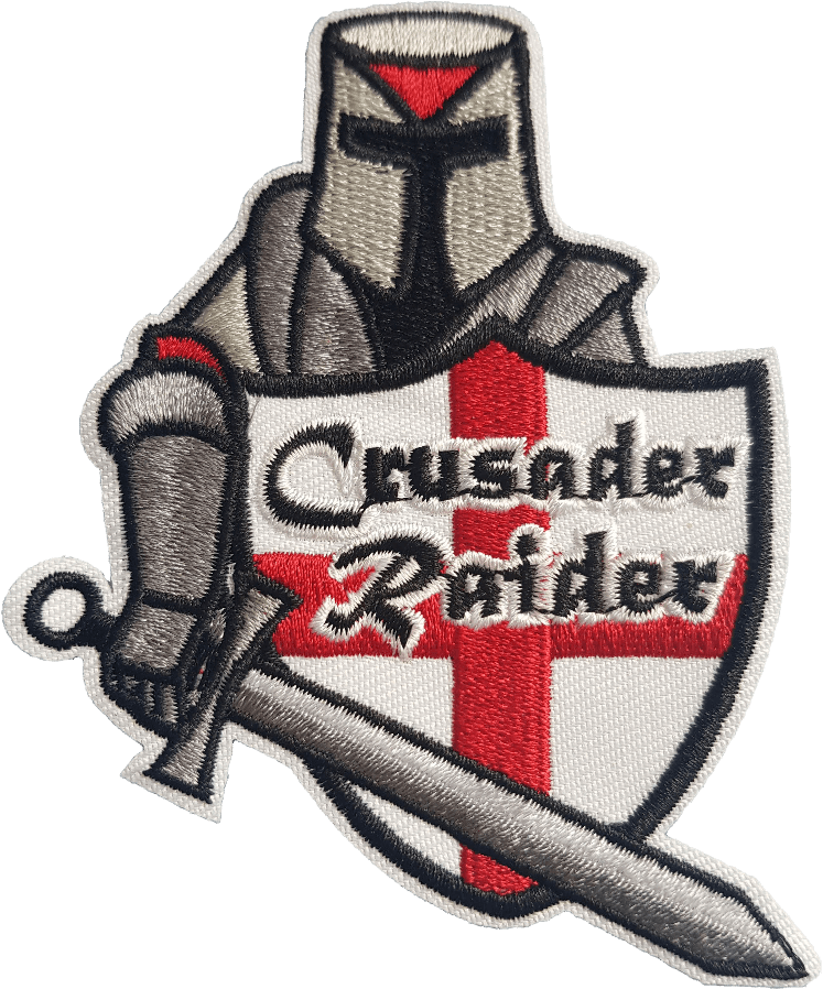 “crusader Raider” Patch - Raiders Patch Logo Clipart (747x898), Png Download