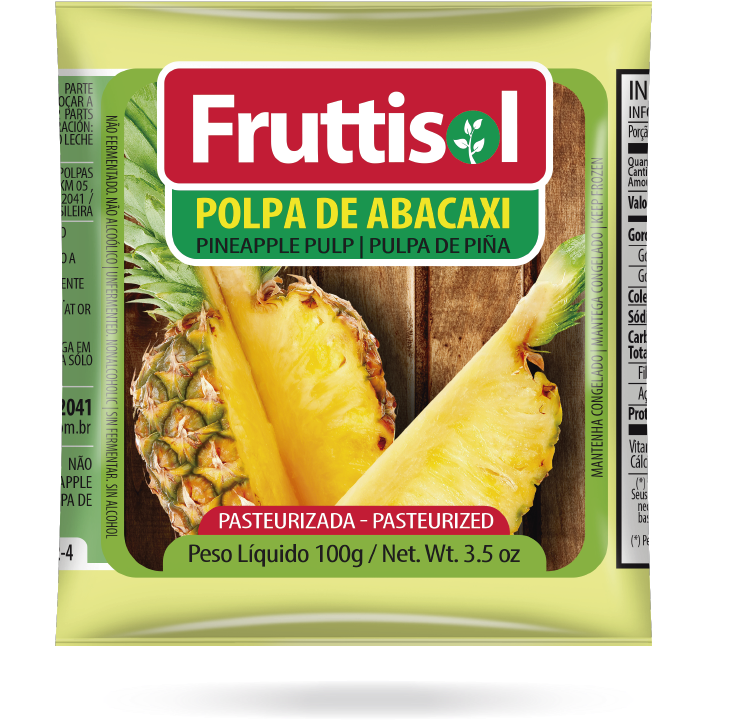 Pulp Pineapple 100g - Bánh Clipart (875x929), Png Download