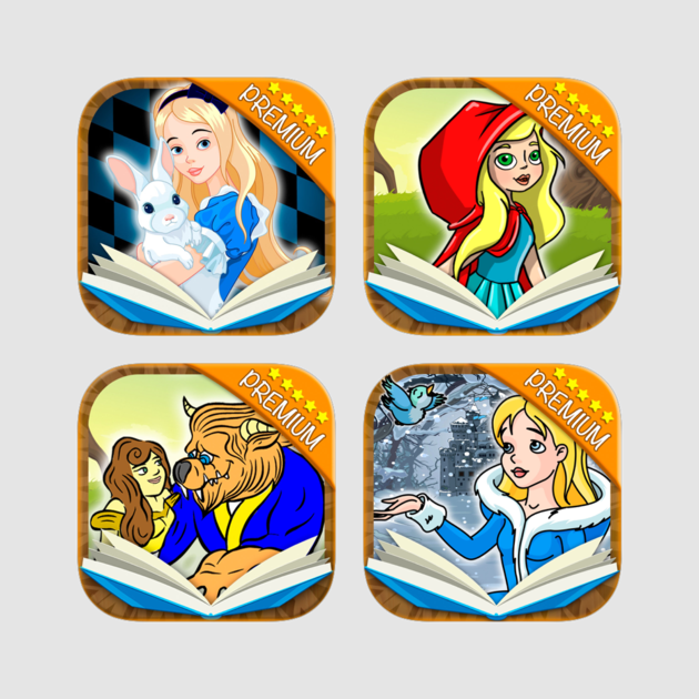 Princess Classic Stories And Fairy Tales Pack - Cartoon Clipart (630x630), Png Download