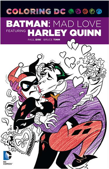 Harley Quinn - Coloring Dc Batman Adventures Mad Love Clipart (600x600), Png Download