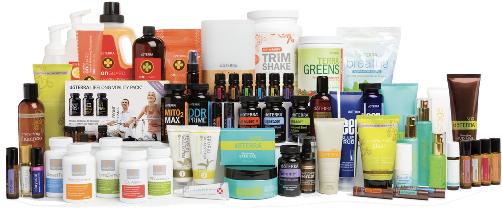Is An Amazing Collection Of Products Designed To Give - Doterra Enrollment Kits 2019 Clipart (1100x483), Png Download