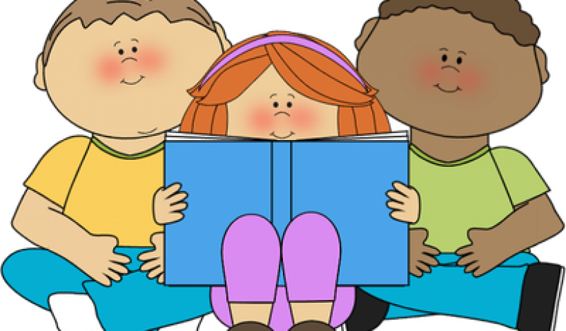 Clipart Of Children Reading - Reading Log Clip Art - Png Download (820x480), Png Download