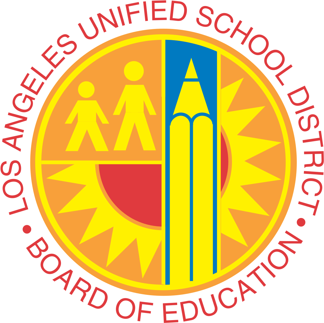 Teaching Vector High School - Los Angeles Unified School District Logo Clipart (1200x1200), Png Download