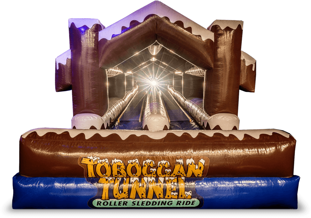 Toboggan Tunnel - Inflatable Toboggan Tunnel Clipart (1006x699), Png Download